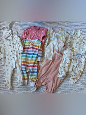 3-6 month girl sleeper bundle